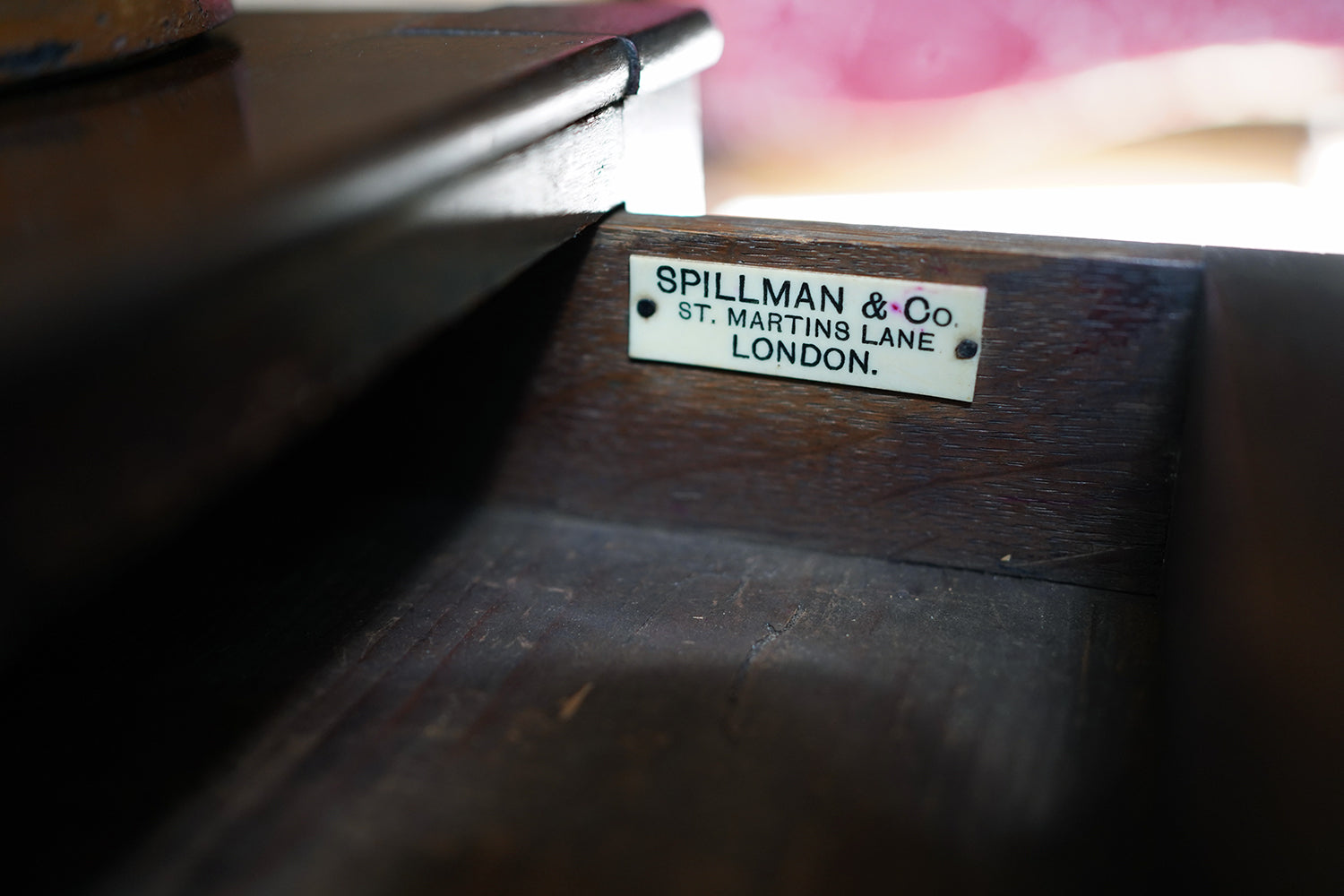 A Diminutive Mahogany Table by Spillman & Co of London c.1920-30