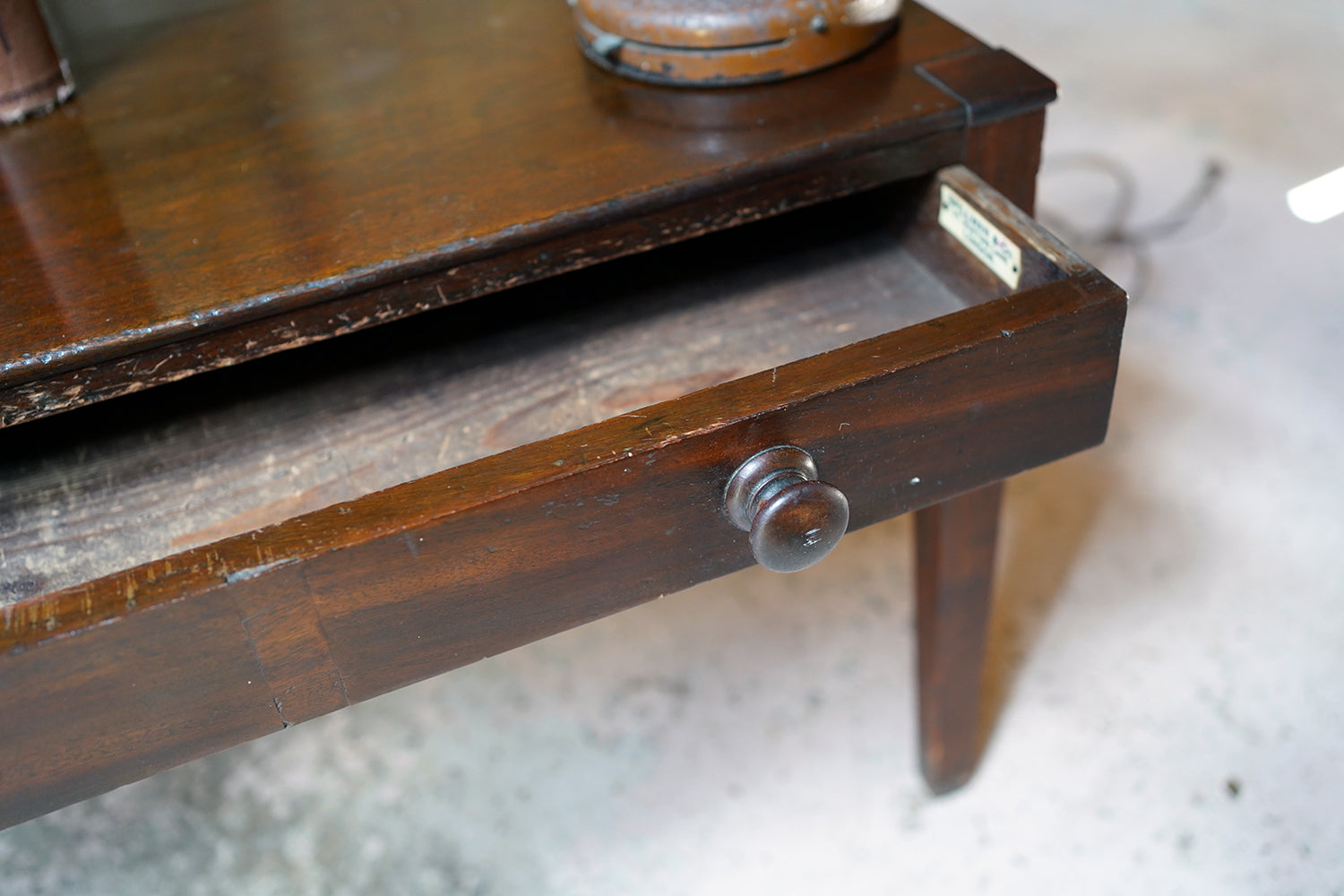 A Diminutive Mahogany Table by Spillman & Co of London c.1920-30