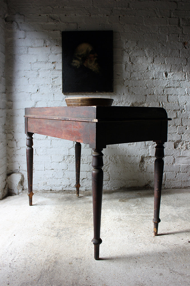 A Decorative Stained Pine Side Table c.1840