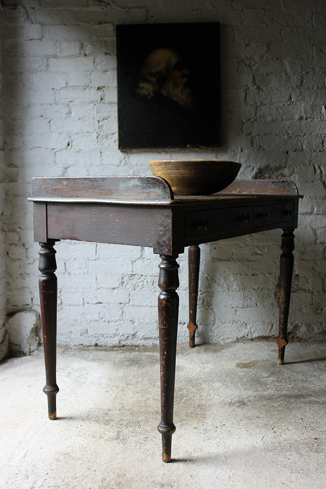 A Decorative Stained Pine Side Table c.1840