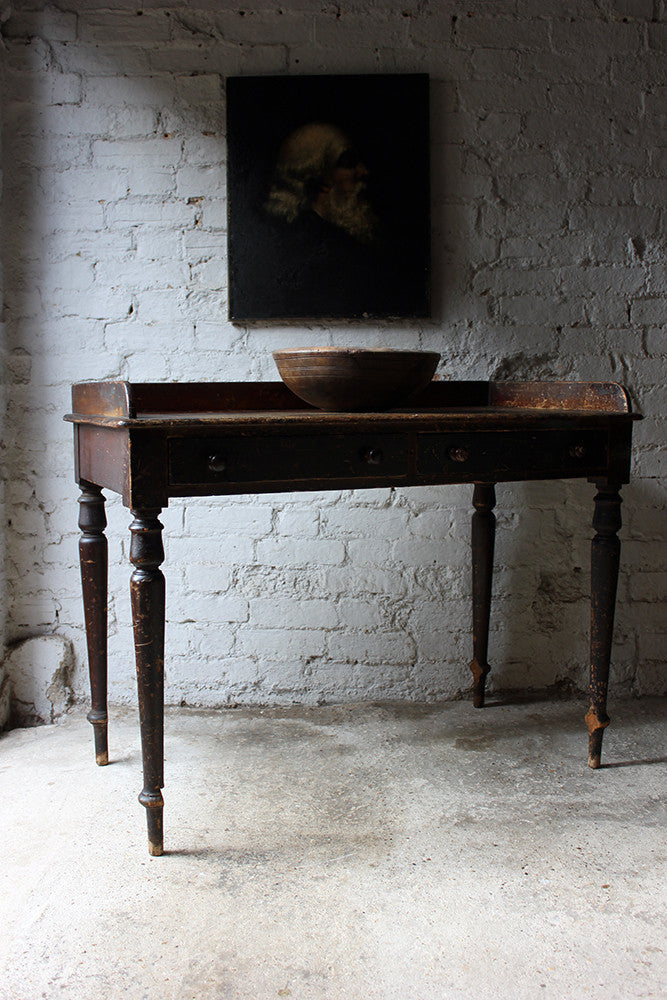 A Decorative Stained Pine Side Table c.1840