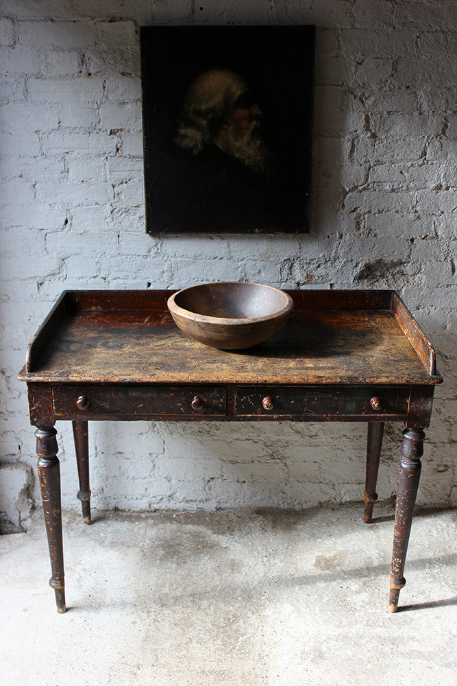 A Decorative Stained Pine Side Table c.1840