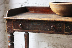 A Decorative Stained Pine Side Table c.1840