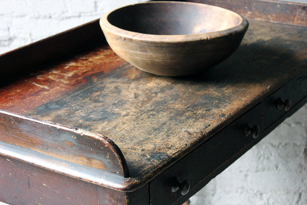 A Decorative Stained Pine Side Table c.1840