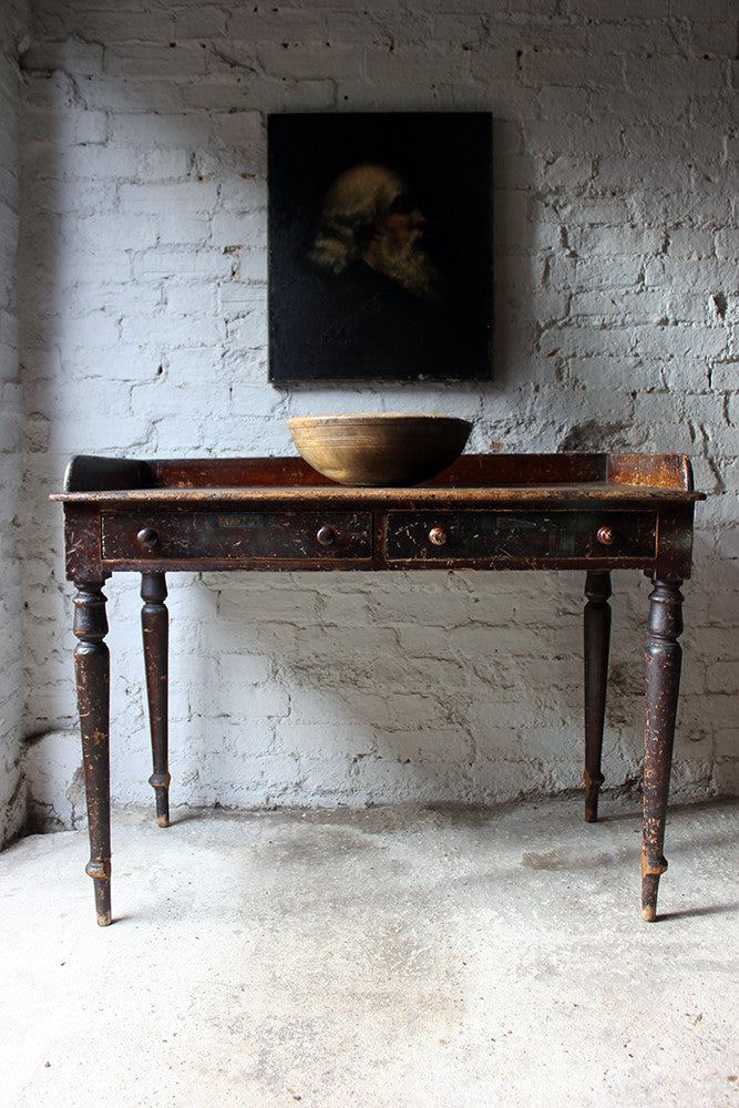 A Decorative Stained Pine Side Table c.1840