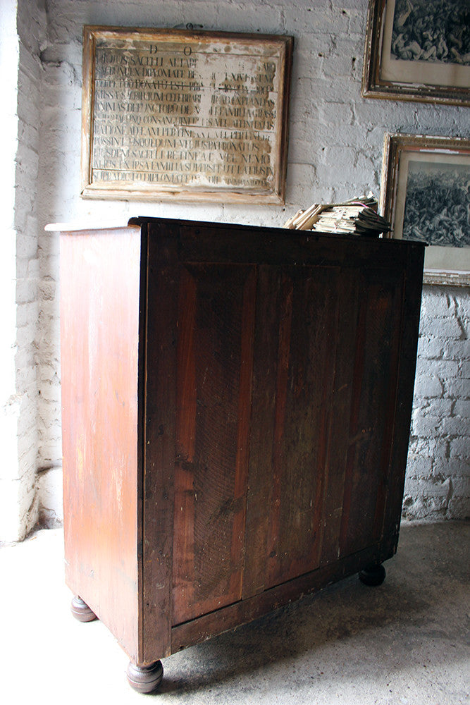 A Good Quality Mid-Victorian Stained Pine Chest of Drawers c.1870
