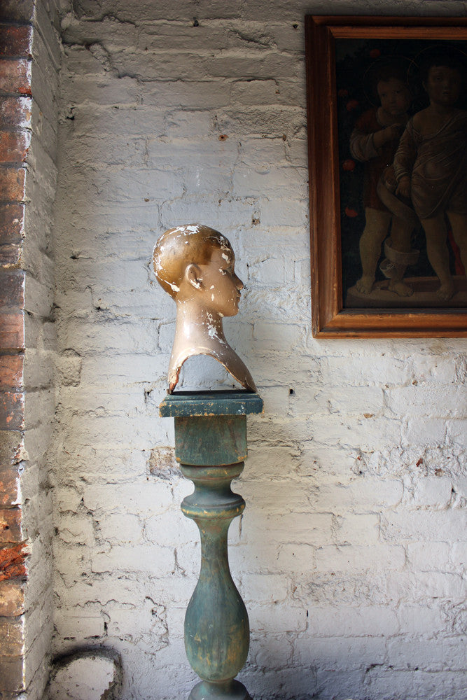 A Decorative Early 20thC Mannequin Head by Siegel & Stockman Paris