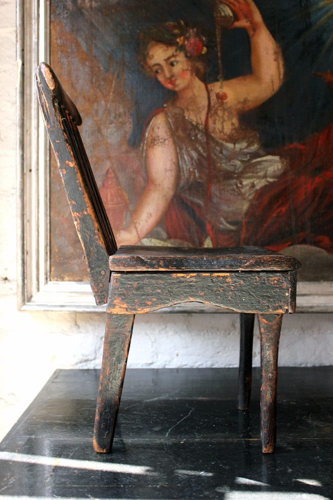 A Charming Primitive Scottish Child's Chair c.1800-20