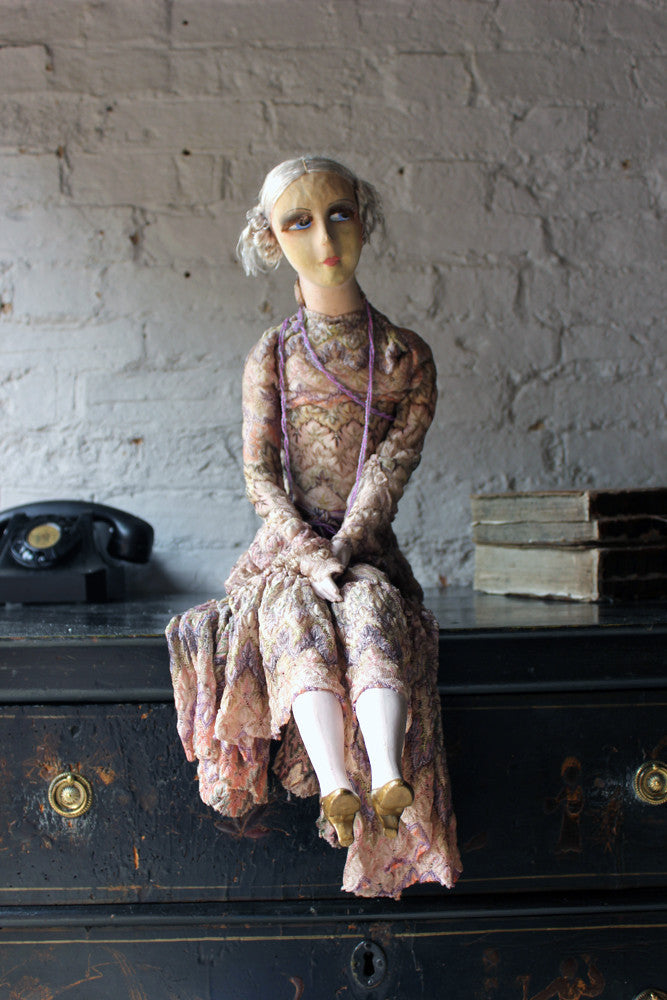 A Beautiful Early 20thC French Boudoir Doll