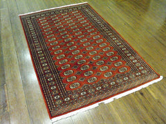 A Contemporary Pakistan Bokhara Carpet: 247cm x 158cm