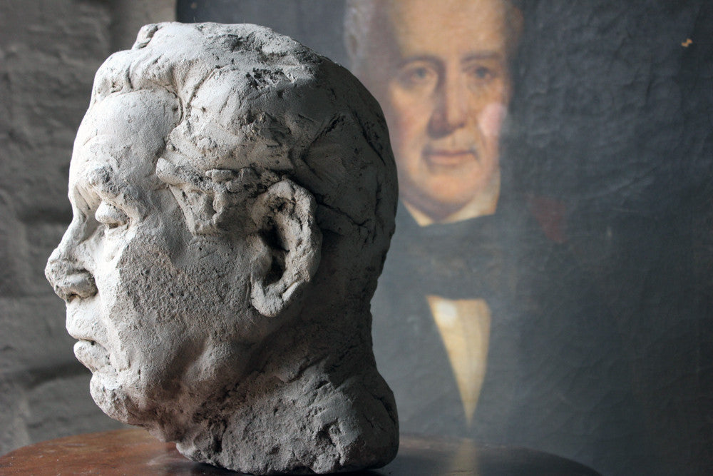 A Decorative 20thC Portrait Studio Bust of a Gentleman