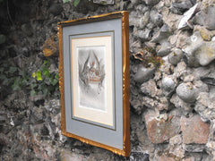 A Fine Original Pencil & Watercolour Painting by Paul Emile Becat, 1885-1960, with Inscription; "Sensibility"