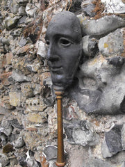 A 19thC Regency Period Papier-Mâché 'Hero' Neutral Theatrical Mask