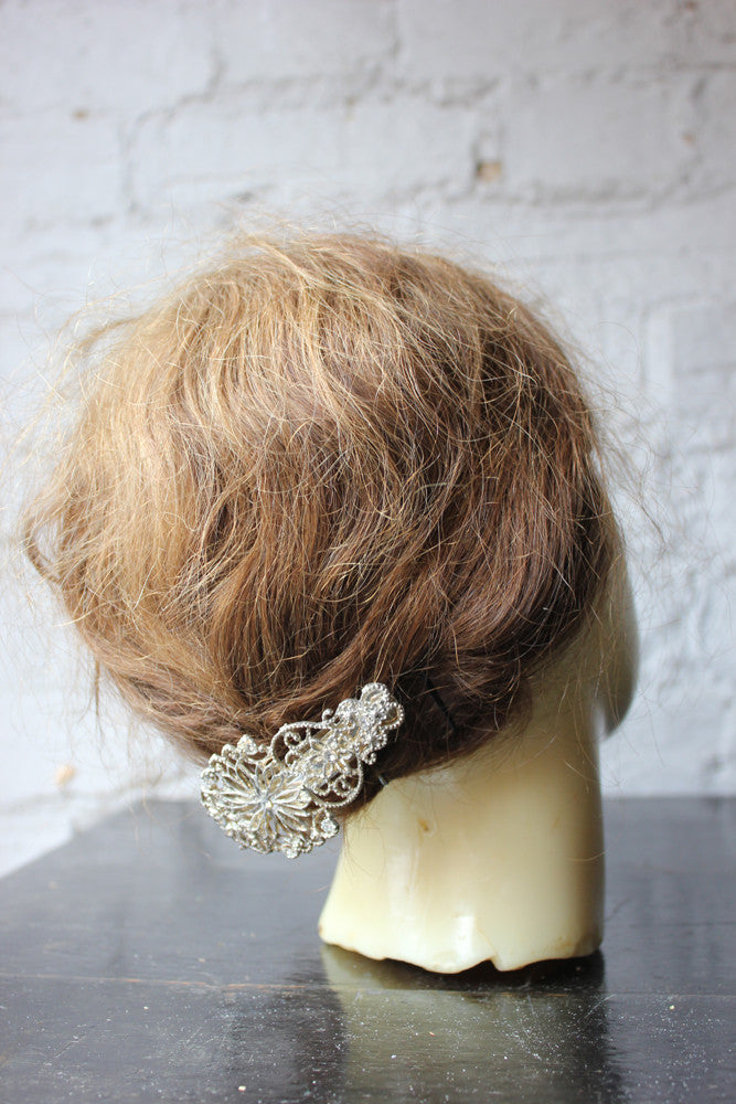 A Good French c.1890 Wax Shop Display Mannequin Head of a Lady