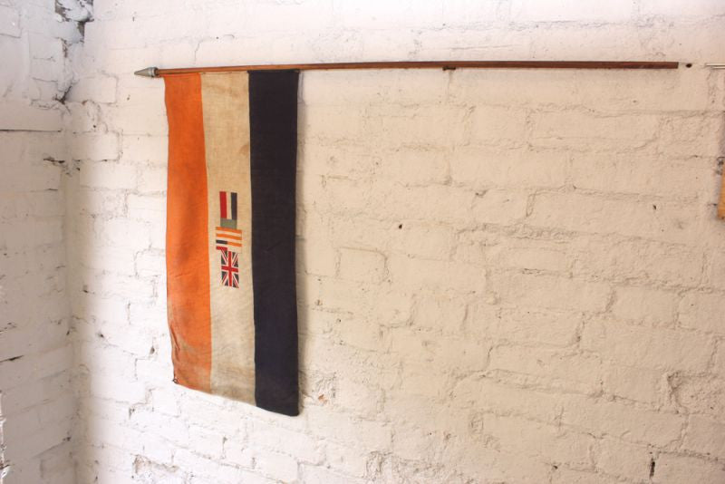 A Good British Empire Union of South Africa Flag Mounted on a Pole