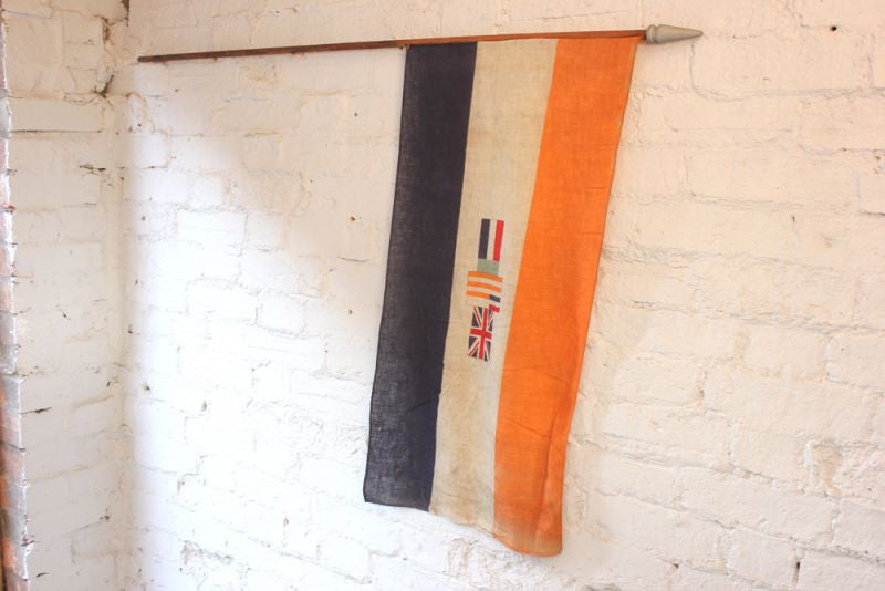 A Good British Empire Union of South Africa Flag Mounted on a Pole