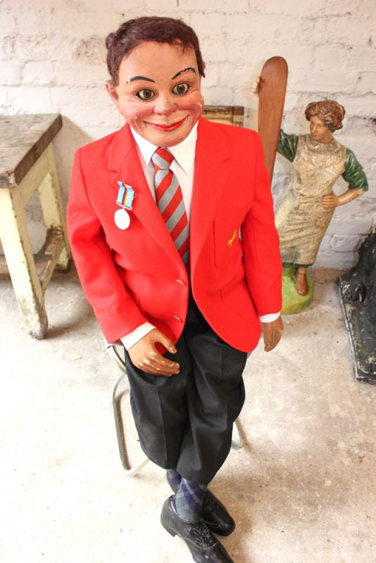 A Fine Quality Mid 20th Ventriloquist's Dummy Attributed to Leonard Insull