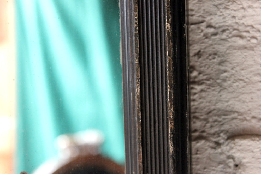 A Good Large Victorian Ebonised Full Length Mirror c.1895