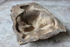 A Decorative 19thC Plaster Gilt Painted Architectural Lion Mask