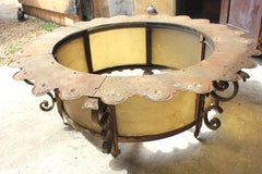 A Fabulous Large c.1930 Cinema Lobby Sun Ceiling Light; The Regal Cinema, London