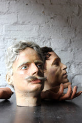 A Fine 20thC Male Portrait Mannequin Head
