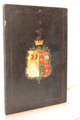 A Fine c.1815 Coach Panel Armorial: The Marital Arms of Lieutenant General Samuel Need & Annie Grant