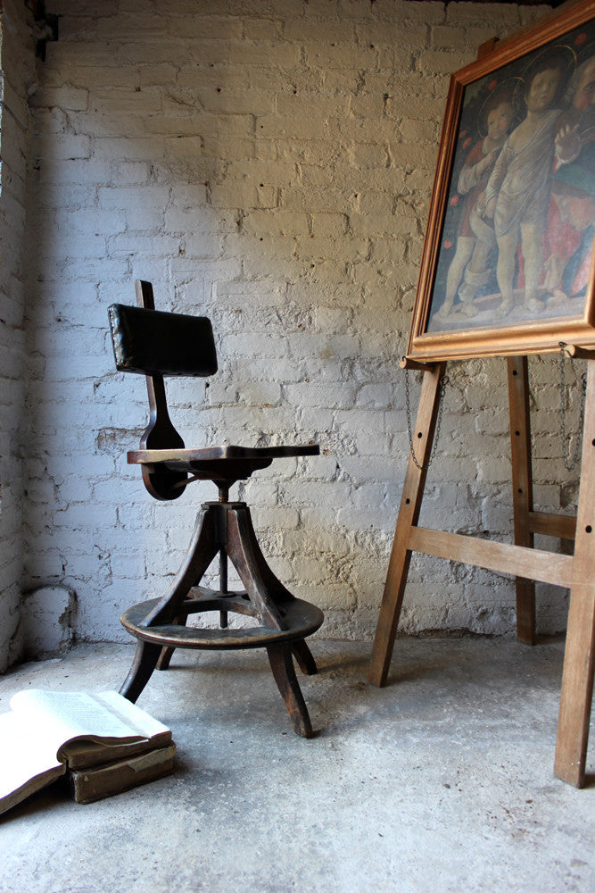 A Good c.1900 Artist's Chair by Glenister of High Wycombe