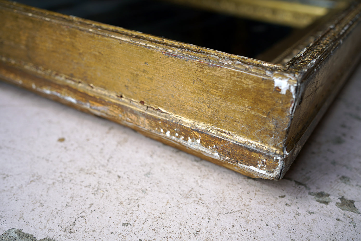 A Good & Large Rectangular Giltwood Wall Mirror; c.1800 & Later