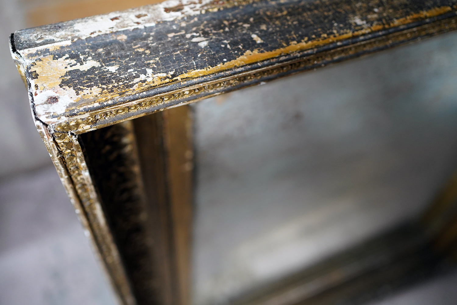 A Good & Large Rectangular Giltwood Wall Mirror; c.1800 & Later