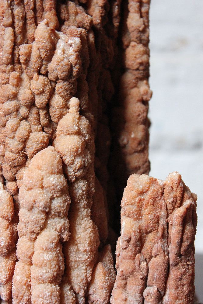 A Beautiful Group of Three Graduated Aragonite Scholar's Rocks