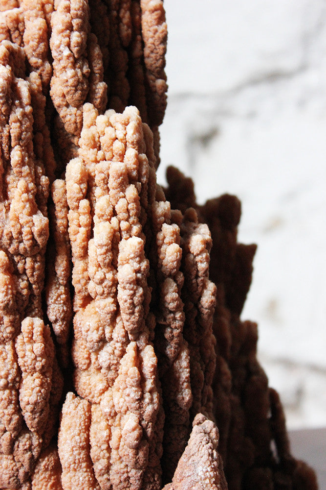 A Beautiful Group of Three Graduated Aragonite Scholar's Rocks