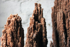 A Beautiful Group of Three Graduated Aragonite Scholar's Rocks