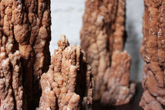 A Beautiful Group of Three Graduated Aragonite Scholar's Rocks