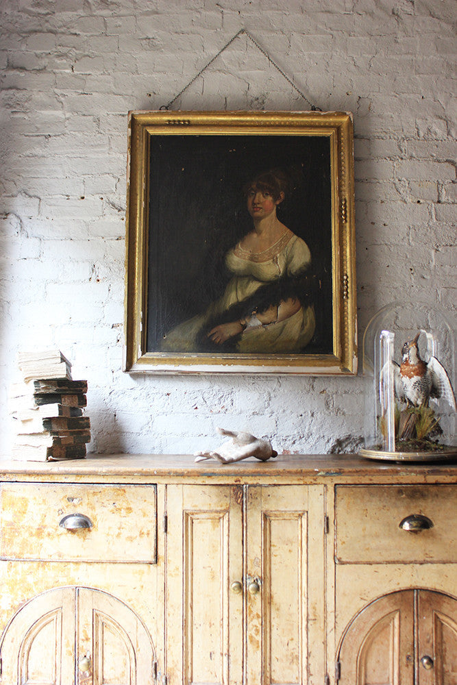 A Charming Early 19thC English School Portrait of a Lady c.1800-7