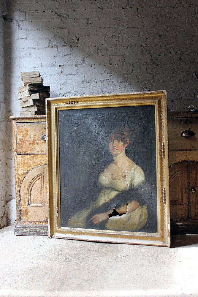 A Charming Early 19thC English School Portrait of a Lady c.1800-7