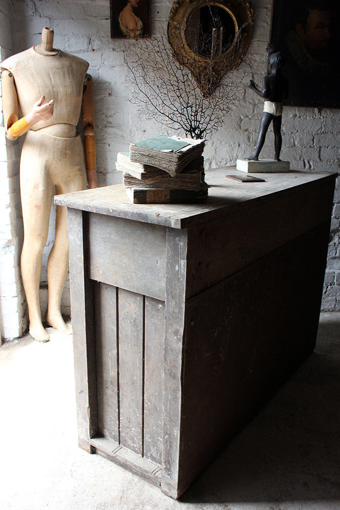 A Decorative c.1900 Painted Pine Cupboard