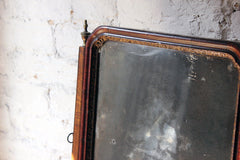 A Fine George II Period Figured Walnut Three-Drawer Dressing Mirror c.1730
