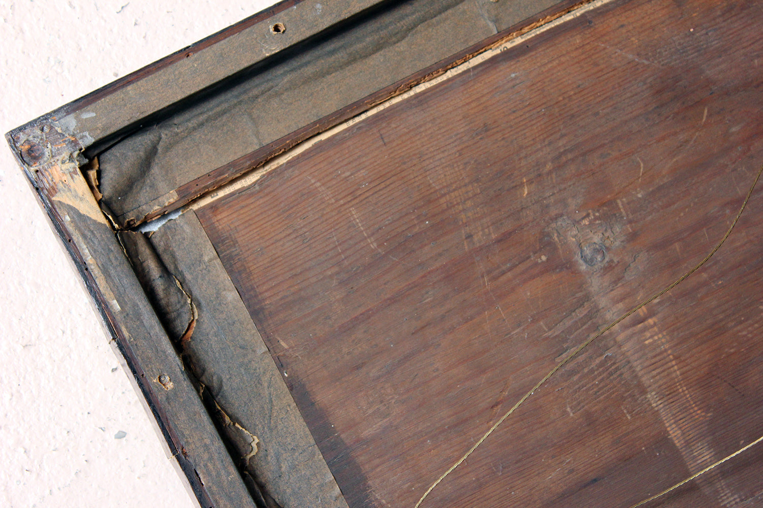 A George III Period Walnut Cushion Framed Rectangular Wall Mirror c.1800