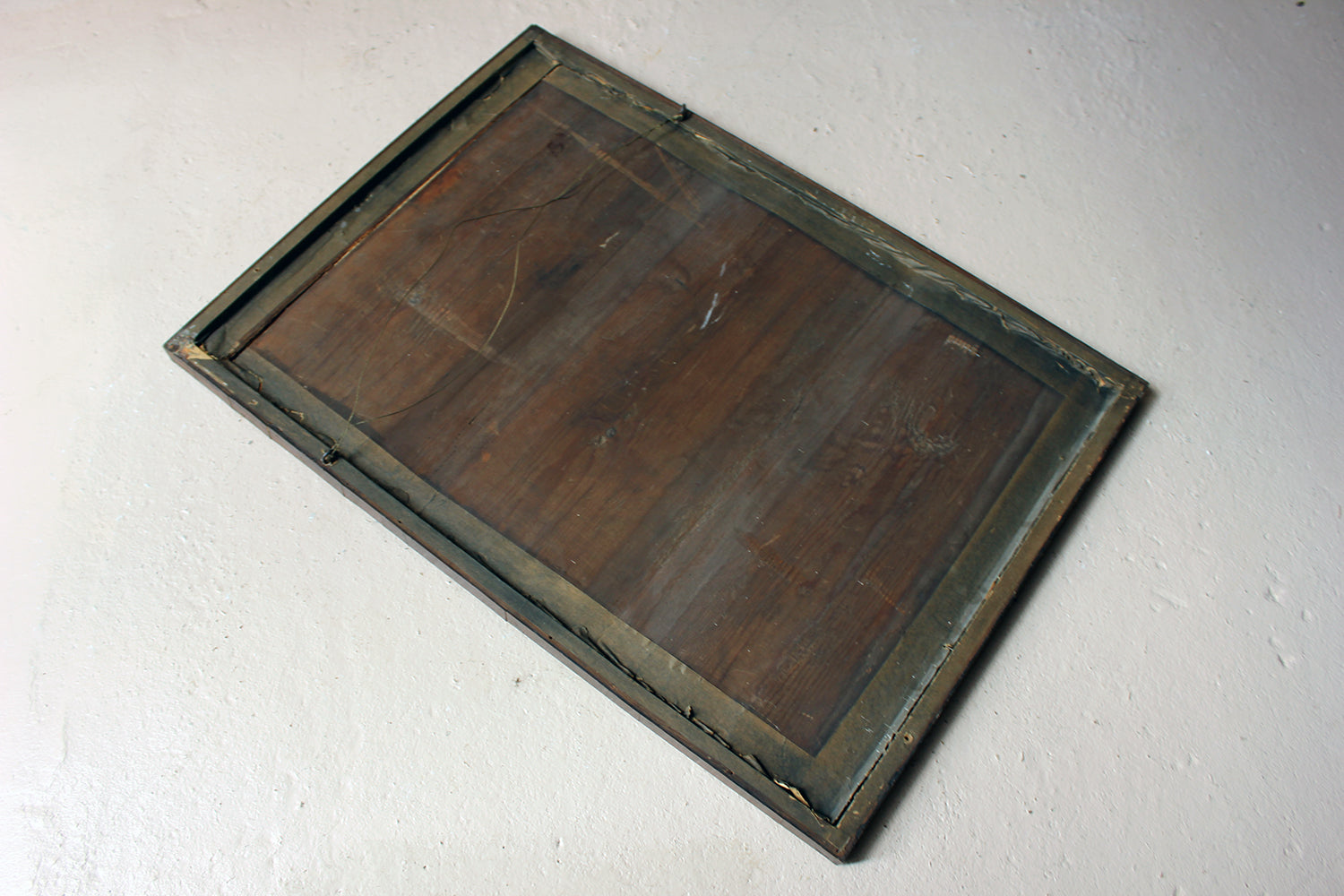 A George III Period Walnut Cushion Framed Rectangular Wall Mirror c.1800