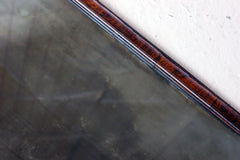 A George III Period Walnut Cushion Framed Rectangular Wall Mirror c.1800