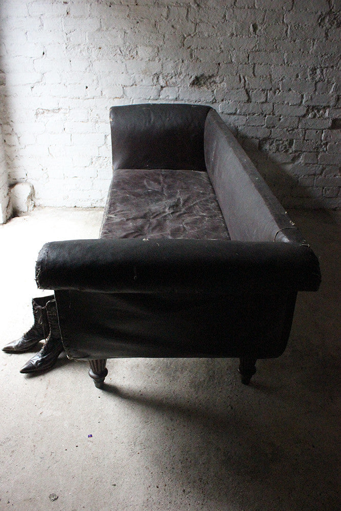 A Decorative William IV Period Rexine Upholstered Settee c.1835