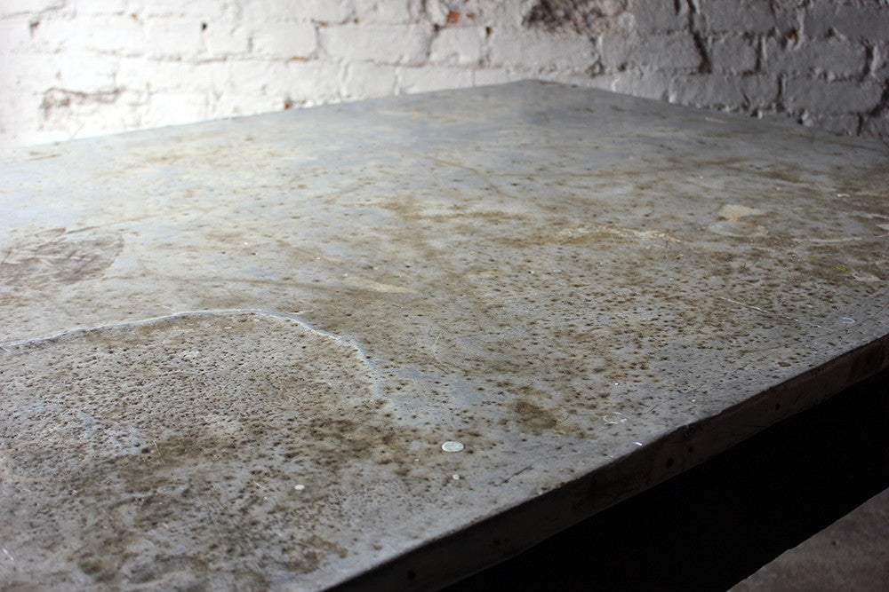 A Fabulous 19thC Victorian Pine & Zinc Topped Preparation Table c.1870-80